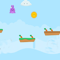 Free online html5 games - Little Bunny  Run and Jump game 