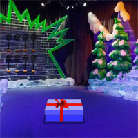 Free online html5 games - Wow Christmas Ice Theme Park Escape game 