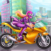 Free online html5 games - Barbie Spy Motorcycle game 