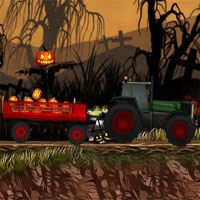 Free online html5 games - Halloween Pumpkin Delivery game 
