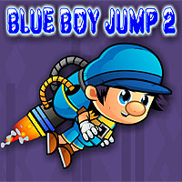 Free online html5 games - Blue Boy Jump 2 game 
