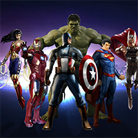 Free online html5 games - Find Them Superheroes game 