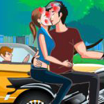 Free online html5 games - Risky Motorcycle Kissing game 