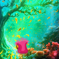 Free online html5 games - Underwater Moorish idol Escape game 