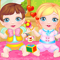 Free online html5 games - Newborn twins baby game game 