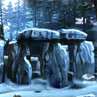 Free online html5 games - EnaGames The Frozen Sleigh-The Tree Cottage Escape game 