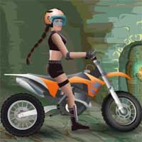 Free online html5 games - Moto Tomb Racer Carbikegamer game 