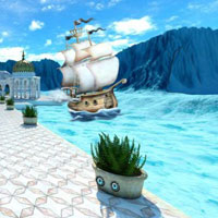 Free online html5 games - FEG Mystery Sea Villa Escape game - Games2rule 