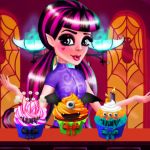 Free online html5 games - Draculaura Cupcake Decoration game 