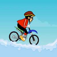 Free online html5 games - Snow Biker game 